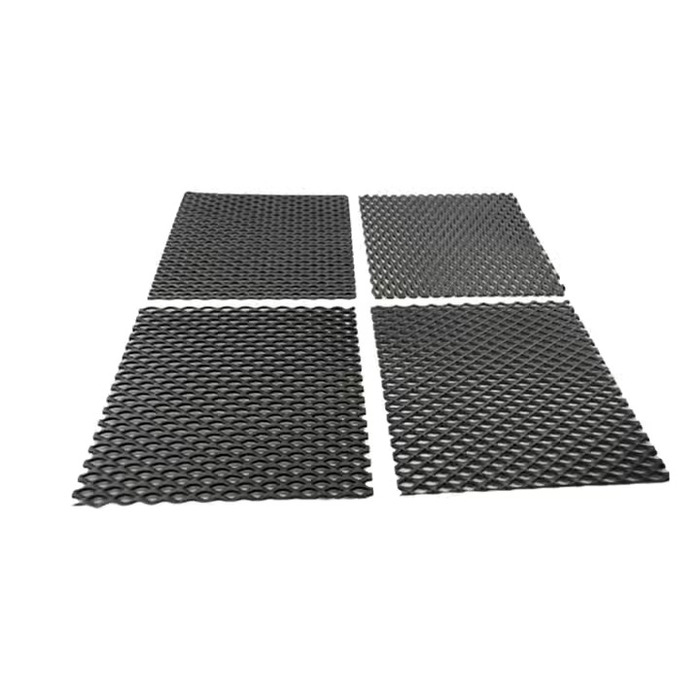Titanium anode for electrochemical degradation of cotton pulp black liquor